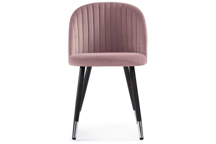 Gabi light purple / black Стул на металлокаркасе-1