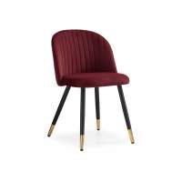 Стул на металлокаркасе Gabi wine red / black