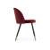 Стул на металлокаркасе Gabi wine red / black