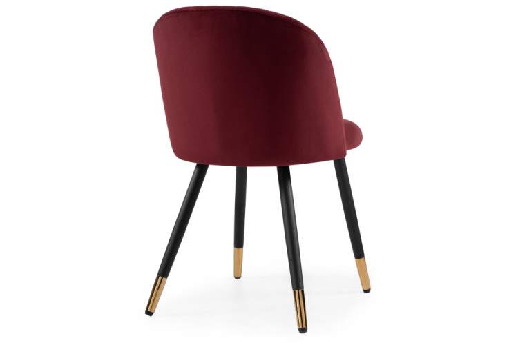 Стул на металлокаркасе Gabi wine red / black-4
