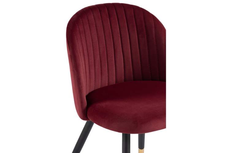 Стул на металлокаркасе Gabi wine red / black-5