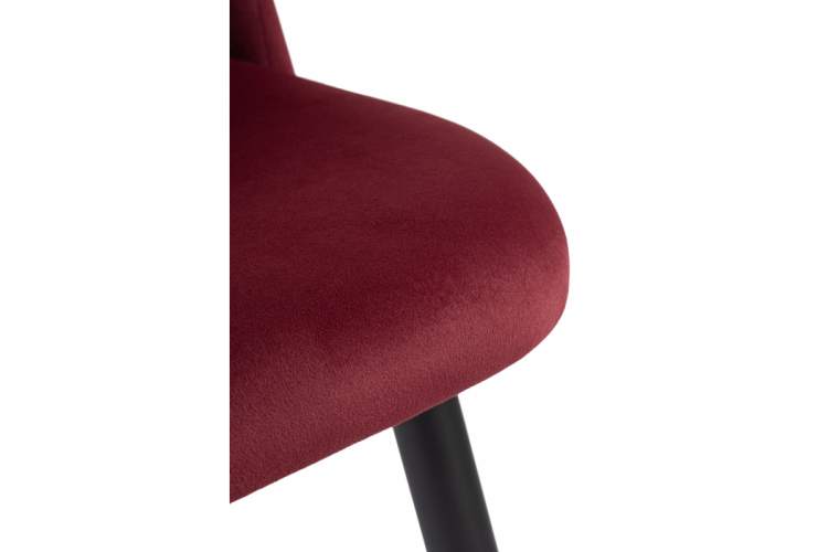 Стул на металлокаркасе Gabi wine red / black-6
