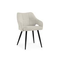 Стул на металлокаркасе Hera beige / black Стул на металлокаркасе Hera beige / black