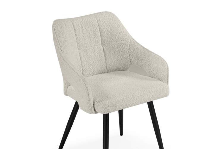 Стул на металлокаркасе Hera beige / black-5