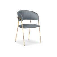 Стул на металлокаркасе Kamelia gold / gray Стул на металлокаркасе Kamelia gold / gray
