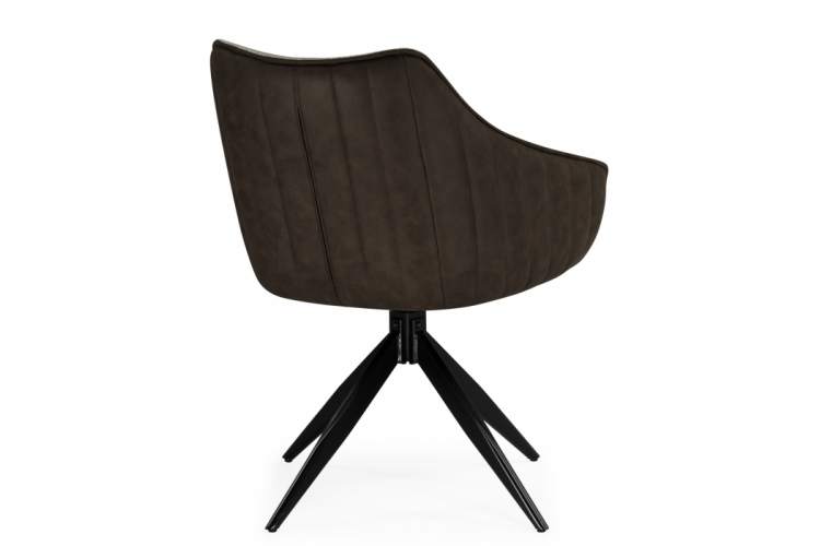 Стул на металлокаркасе Kansas brown / cream / black-5