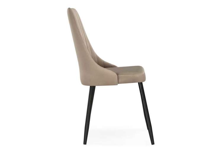 Стул на металлокаркасе Кора бежевый / черный-2