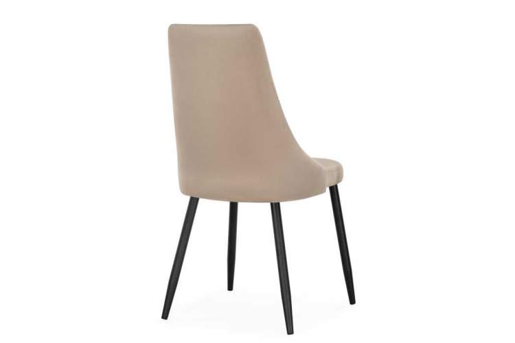 Стул на металлокаркасе Кора бежевый / черный-3