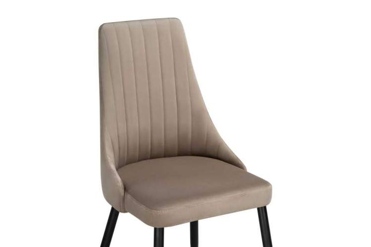 Стул на металлокаркасе Кора бежевый / черный-4