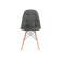 Стул деревянный Kvadro серый