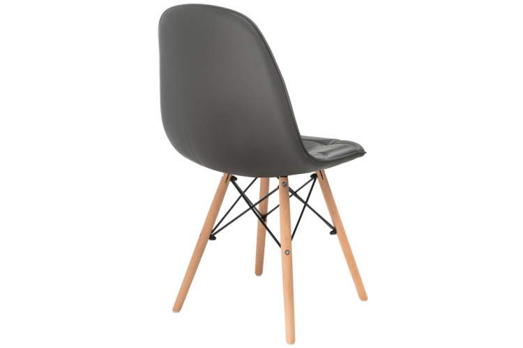 Стул деревянный Kvadro серый-5