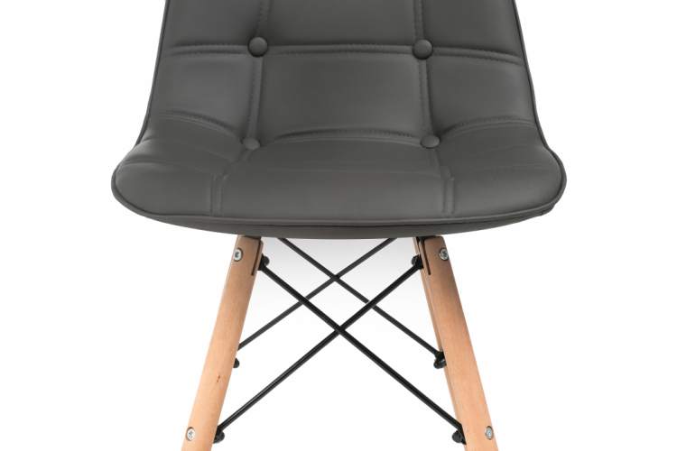 Стул деревянный Kvadro серый-8