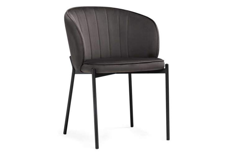 Стул на металлокаркасе Нейл серый / черный