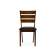 Стул деревянный Simol темно-коричневый / коричневый