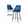 Archi dark blue Барный стул