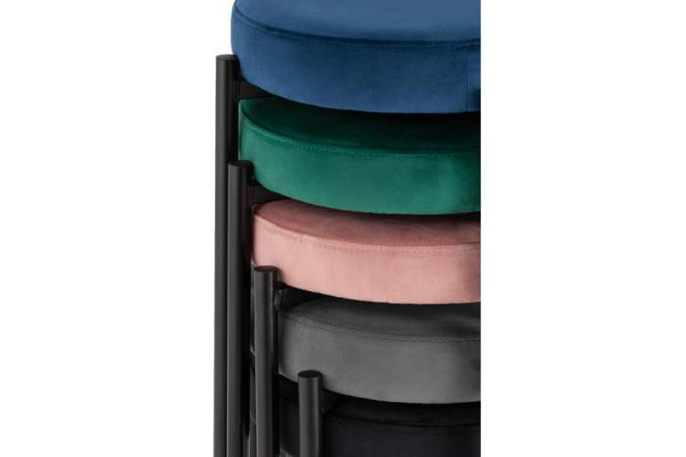 Табурет Кудо velutto 32 / черный-6