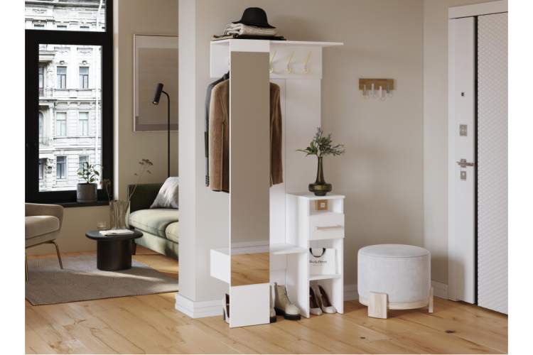 Прихожая Рогес белая-1