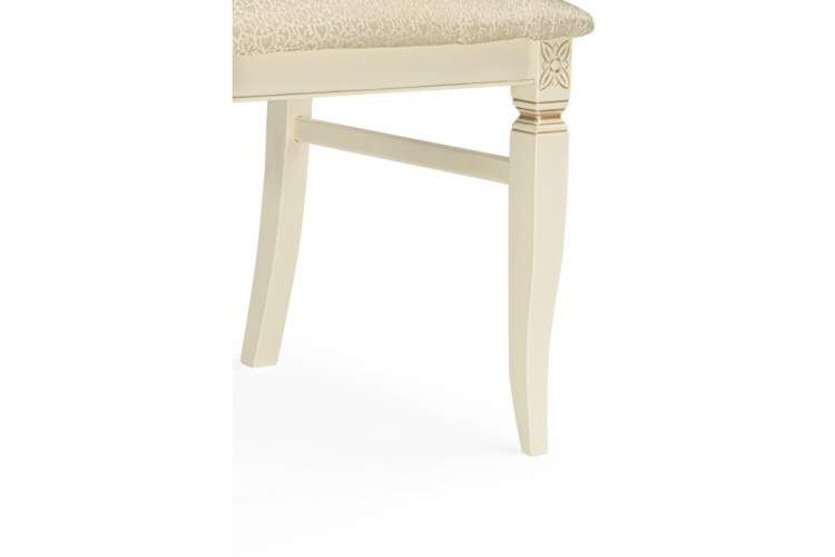 Стул деревянный Roy слоновая кость / золото патина-11