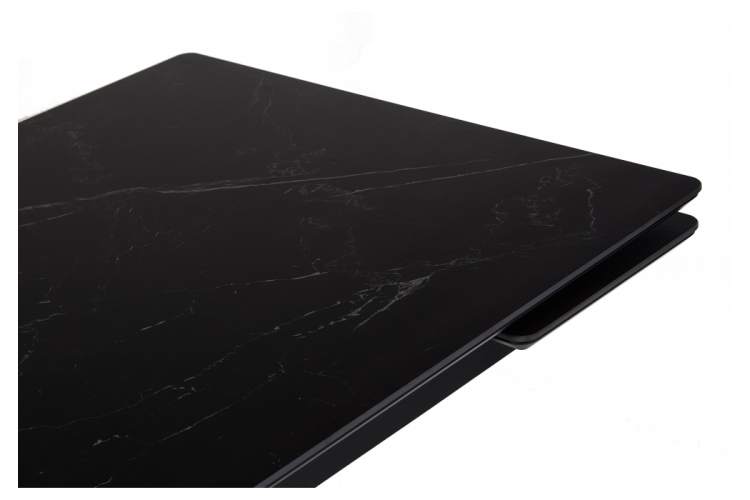 Керамический стол Старлайт 140 (200) х 80 shakespeare black / черный-5