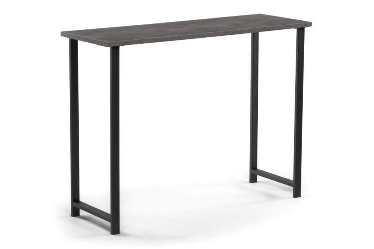 Барный стол Дилан Лофт 120х40х90 бетон темный