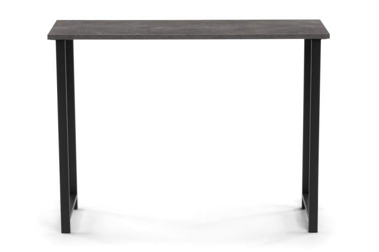 Барный стол Дилан Лофт 120х40х90 бетон темный-4