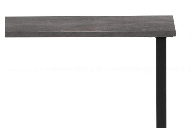 Барный стол Дилан Лофт 120х40х90 бетон темный-7