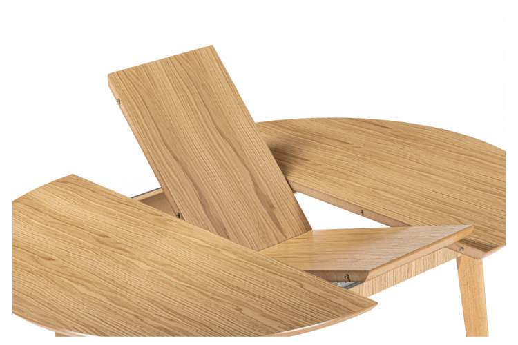 Стол деревянный Форли 100(130)x100 светлое дерево-11