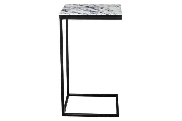 Журнальный стол Геркулес белый мрамор-2