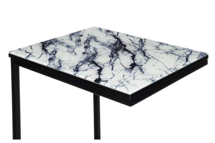 Журнальный стол Геркулес белый мрамор-3