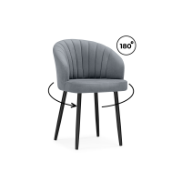 Стул на металлокаркасе Бэнбу marseille 11 данс / черный