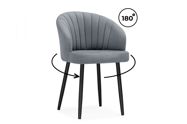 Стул на металлокаркасе Бэнбу marseille 11 данс / черный