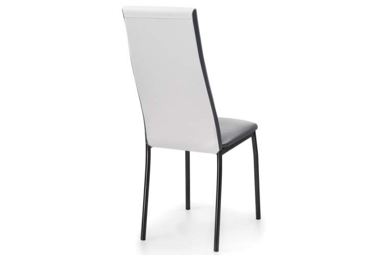 Стул на металлокаркасе Mirilis белый полимер / серый полимер / темный мусс-4