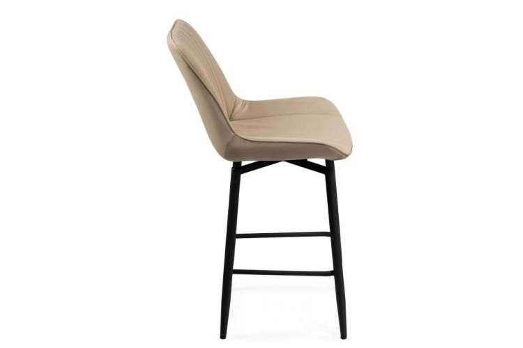 Седа К крутящийся бежевый / черный Барный стул-3