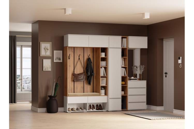 Прихожая Роут кашемир комплектация 3