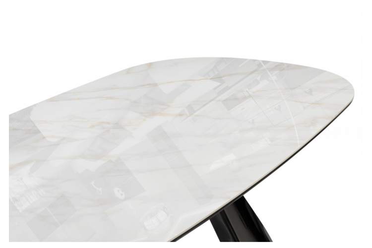 Керамический стол Танго 200х200х90 белый мрамор carla larkin / белый-11