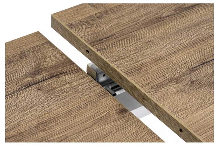 Стол деревянный Макта 140 дуб велингтон / черный матовый-6