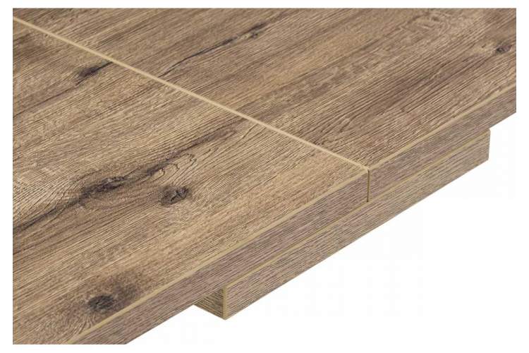 Стол деревянный Макта 140 дуб велингтон / черный матовый-9