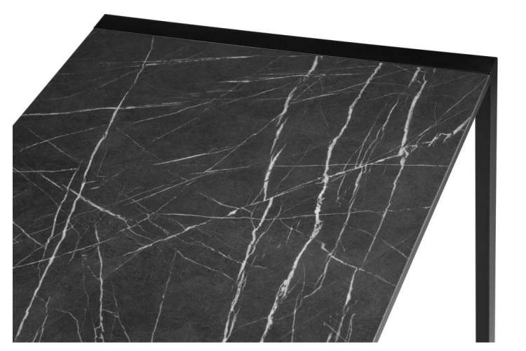 Стол деревянный Центавр 120(160)х70х75 файерстоун / черный матовый-4