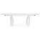 Керамический стол Готланд 180(240)x90 statuario titan gloss / белый
