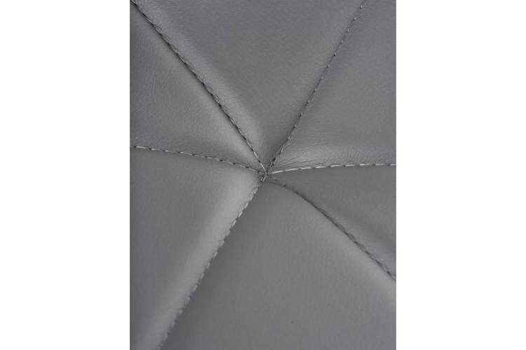 Стул на металлокаркасе Вальд экокожа серый / серый глянец-5