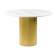 Керамический стол Барел 110 patagonoa bianco repose / золотой