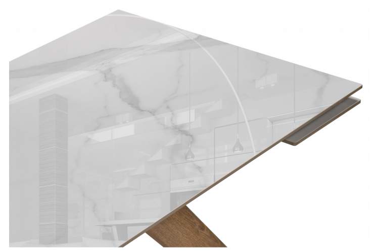 Керамический стол Морсби 140(200)х80х80 dyna fantasico / лесной орех-6