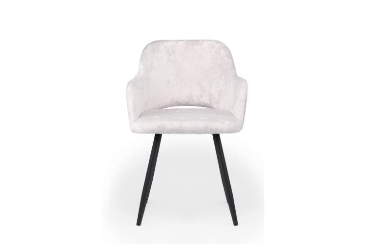 Стул на металлокаркасе Эолин светло-бежевый (simple 011) / черный-1