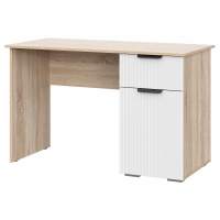 Компьютерный стол Стокгольм СТП03-1200 дуб сонома / line софт пломбир