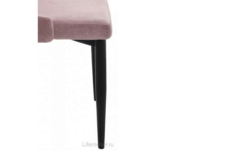 Стул на металлокаркасе Kora light purple / black-14