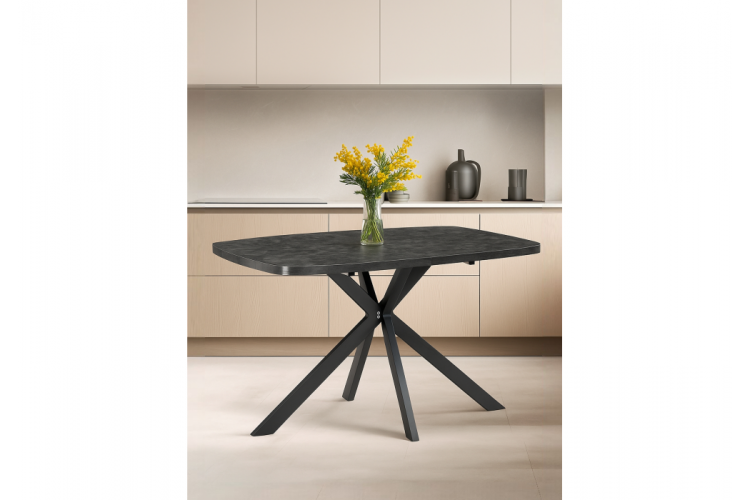 Стол деревянный Кортез 32 116(160)x77 раздвижной малави / серый-1