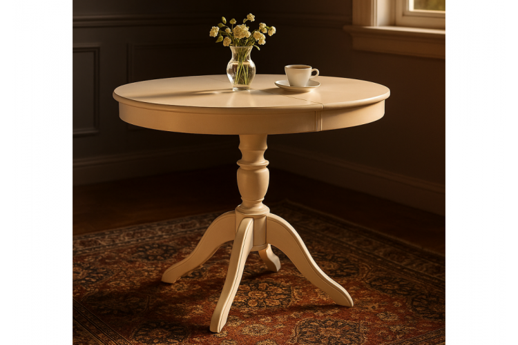 Стол деревянный Arno молочный без патины-1