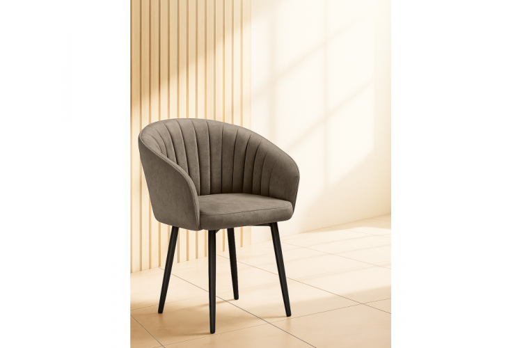 Стул на металлокаркасе Моншау marseille 16 данс / черный-1