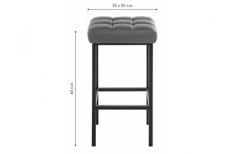 Барный стул Лофт микровелюр катания изумруд / черный матовый-1