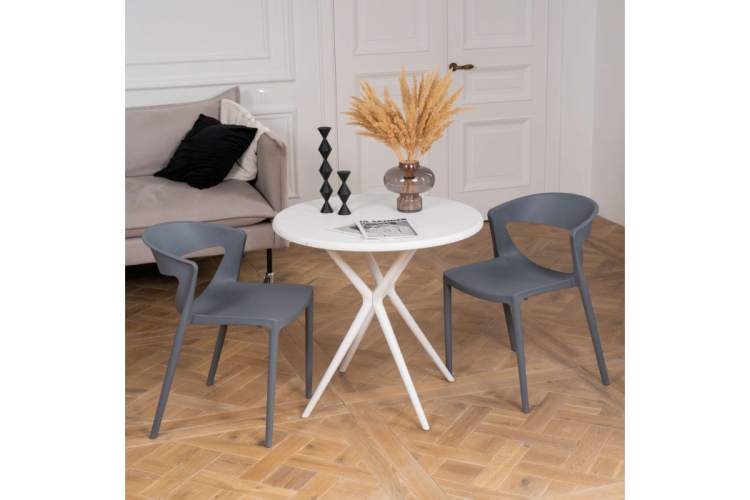 Пластиковый стул Градно серый-1